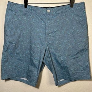 RVCA Dual Purpose Flat Front Hybrid Shorts in Light Blue